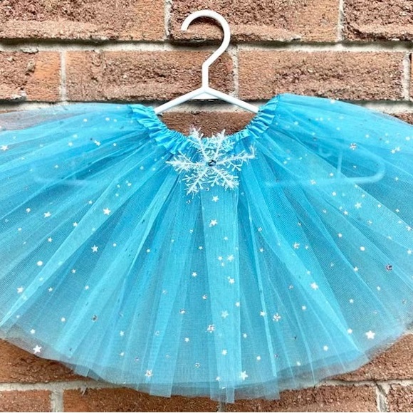 NEW Sparkle Snowflake tutu 4 full layer - Picture 4 of 11